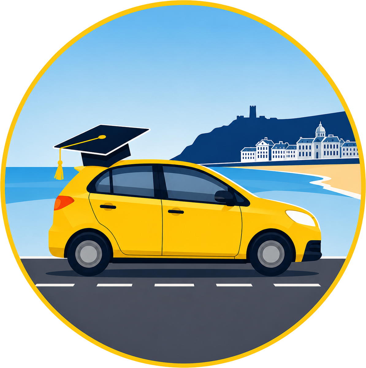 Yusra Driving School logo